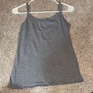 New York & Company Gray Sleeveless Camisole Top